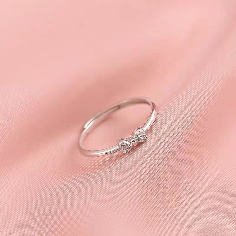Silver Plated Bow, Cool Style Ring, Female Instagram, Niche Design, Jewelry, Temperament, And Sense Of Decoration. The_voghion.com