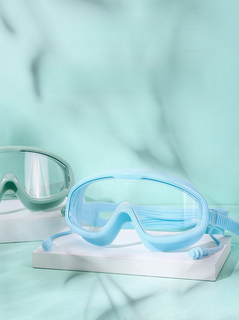 Adult Goggles Anti-Fog HD Professional Large Frame Prescription Diving Swimming Glasses Equipment_voghion.com
