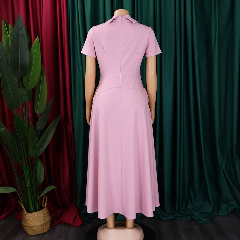 Női ruházat Divat Temperamentum Magas Derékú Bankett Nagy Swing Szoknya Elegáns Estélyi Ruha_voghion.com