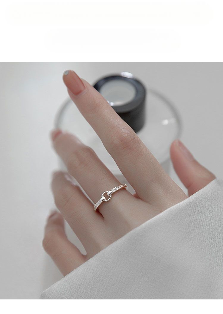 Circle Ring For Women, Ins Style, Non-Fading, Minimalist, High-End Feel, Niche Design, Student, High Appearance, Best_voghion.com