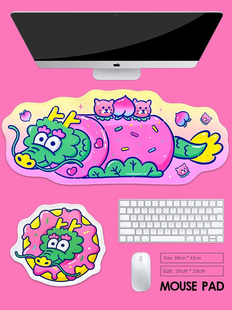 Unschlagbare Qualität OIA No Two Mauspad Übergroße Schreibtischunterlage Büro Für Zuhause E-Sports Desktop Groß Mädchen Fancy Dragon Year Original_voghion.com