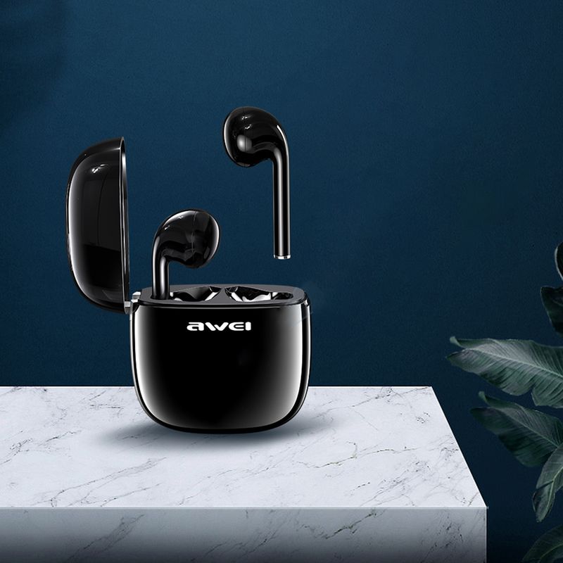 AWEI Bluetooth-compatible Earbuds In-ear Hifi Sound Quality Mini True Wireless Stereo Sport V5.0 Earphones_voghion.com