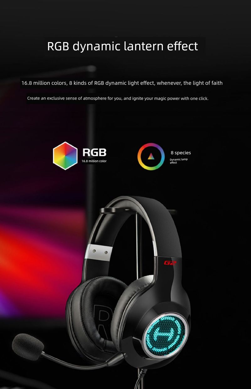 Edifier G2 Professional Edition Gaming-Desktop-Computer Notebook USB-Kabel Headset_voghion.com