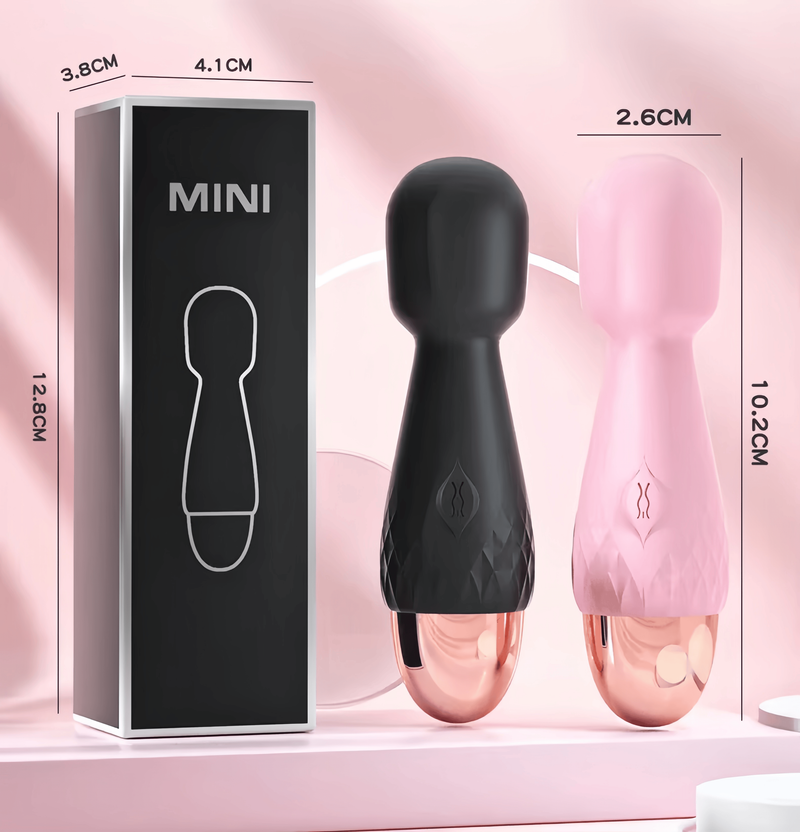 Mini vibromasseur de poche Casemee, 10 modes de vibration, clitoridien, personnel, silencieux, point G, AV Stick, vibromasseur pour femme_voghion.com