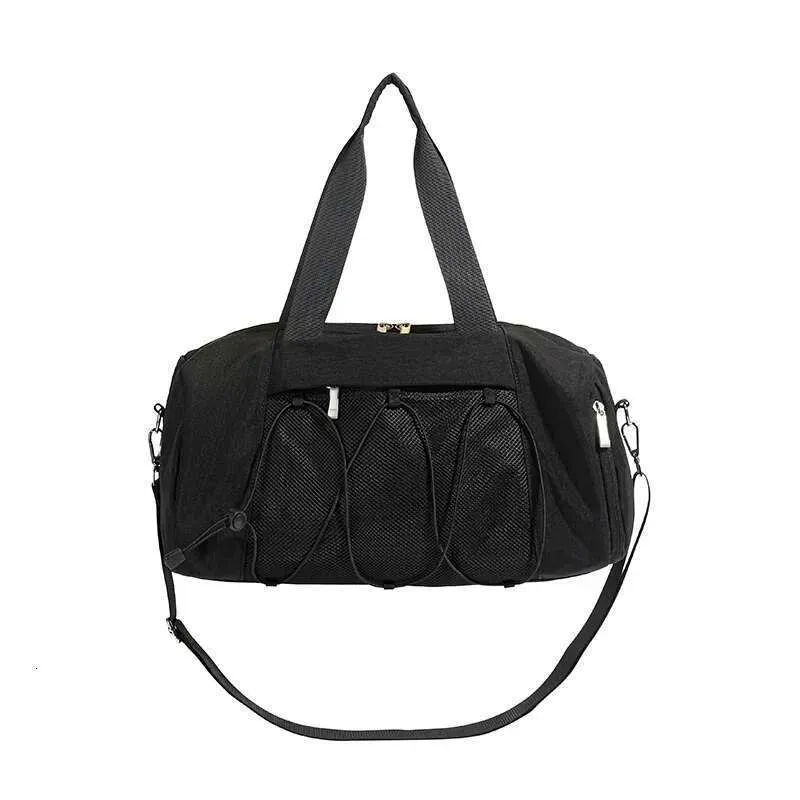 Grande borsone da viaggio: borsa a mano in tessuto Oxford con chiusura a cerniera per le gite del fine settimana_voghion.com