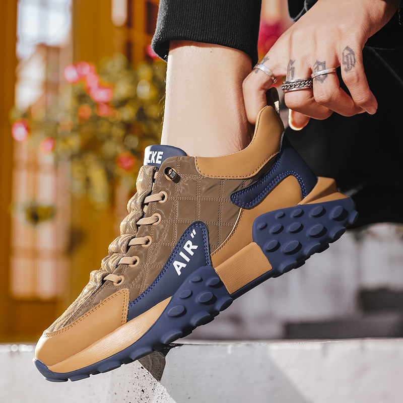 Casual Sport Sneakers Men's Vintage Running Walking Shoes_voghion.com