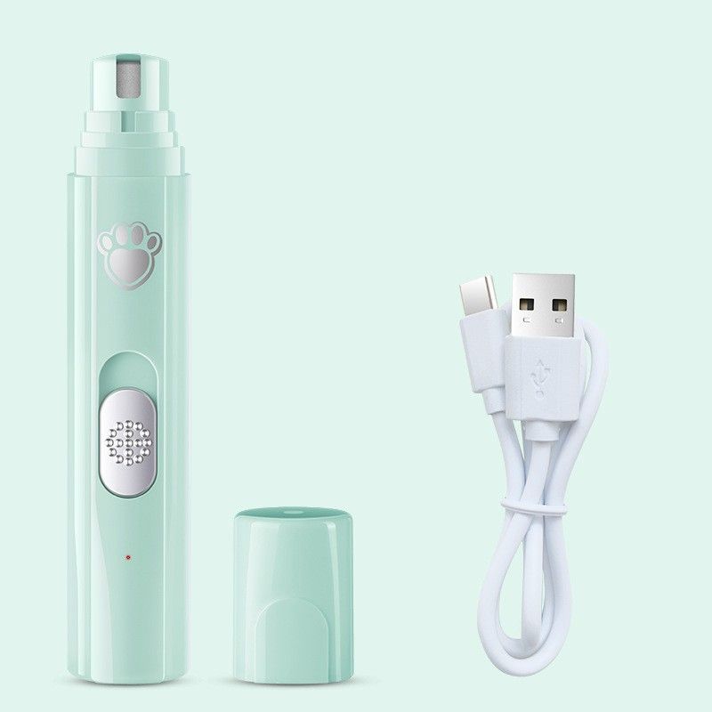 Aparador elétrico LED para gatos e cães, cortador de unhas recarregável, suprimentos para animais de estimação_voghion.com