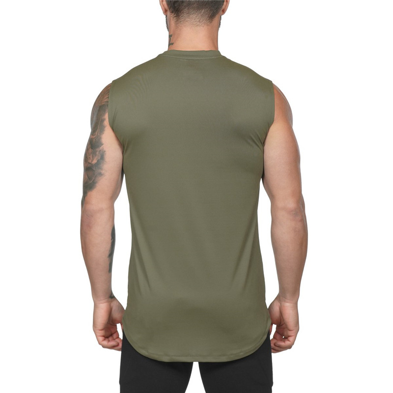 Light Board No Summer Sports ärmelloses T-Shirt für Herren, Fitness-Tanktop, Lauf-Trainings-Top_voghion.com
