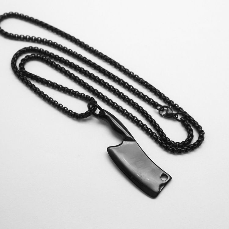 Halsketten, Accessoires, trendige Marken, vielseitig und hochwertig für Männer. Geburtstagsgeschenk für den Freund. Kreatives Küchenmesser_voghion.com