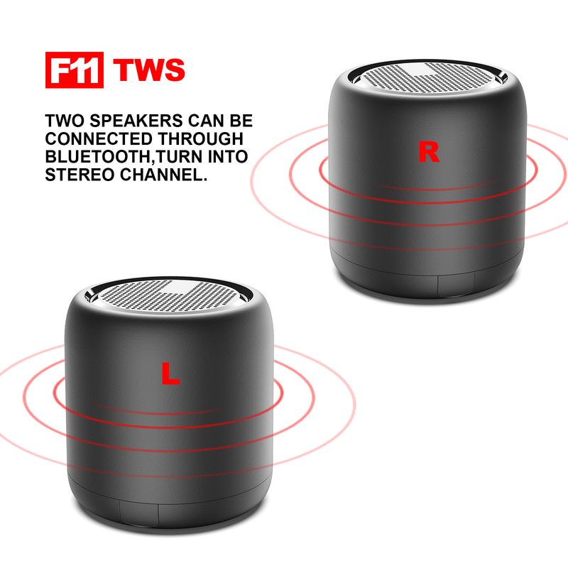 New Bluetooth F11speaker Outdoor Wireless TWS Mini Subwoofer Portable Private Model Speaker_voghion.com