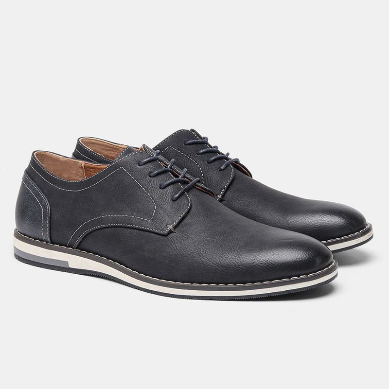 Atmungsaktive Freizeitschuhe für Herren – Leichte Slipper aus PU-Leder mit rutschfester Gummisohle | Bequem und stilvoll für den Alltag_voghion.com