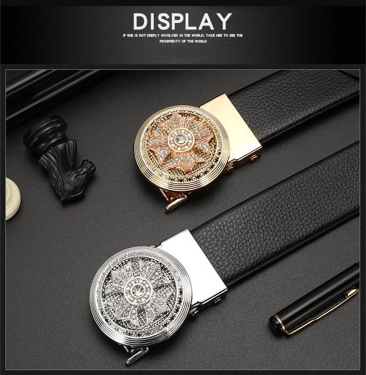 New Belts Are Popular in Times of Success. Men's Belts Can Rotate and Automatically Buckle, Making Them Versatile and Popular on The Internet_voghion.com