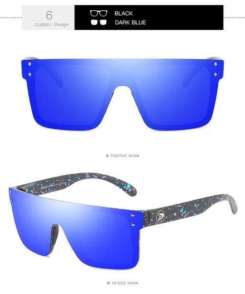 Jaunas polarizētas sporta saulesbrilles Trend Outdoor riteņbraukšanas saulesbrilles vīriešiem sievietēm viengabala lēcas saulesbrilles 100% UV aizsardzības brilles_voghion.com