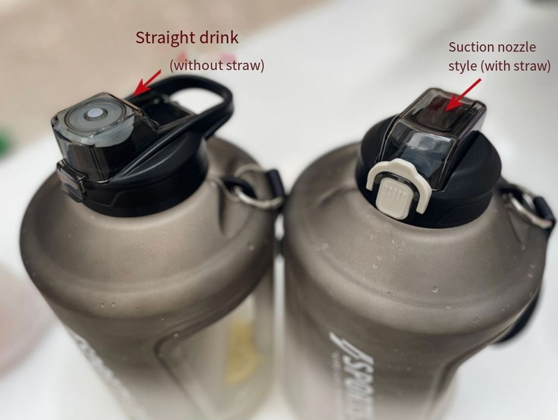 Plastic beker waterbeker student hoge uitstraling draagbare buitensporten grote waterbeker grote capaciteit ton vat fitness waterkoker_voghion.com