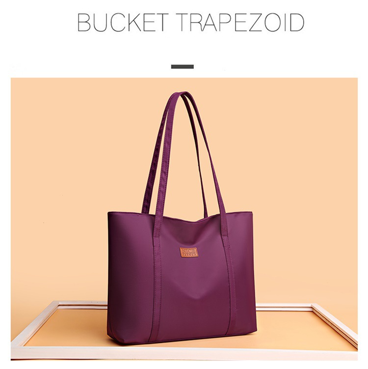 Sac en tissu simple et grand sac décontracté et léger pour femme, sac à bandoulière pour femme, sac fourre-tout de grande capacité_voghion.com