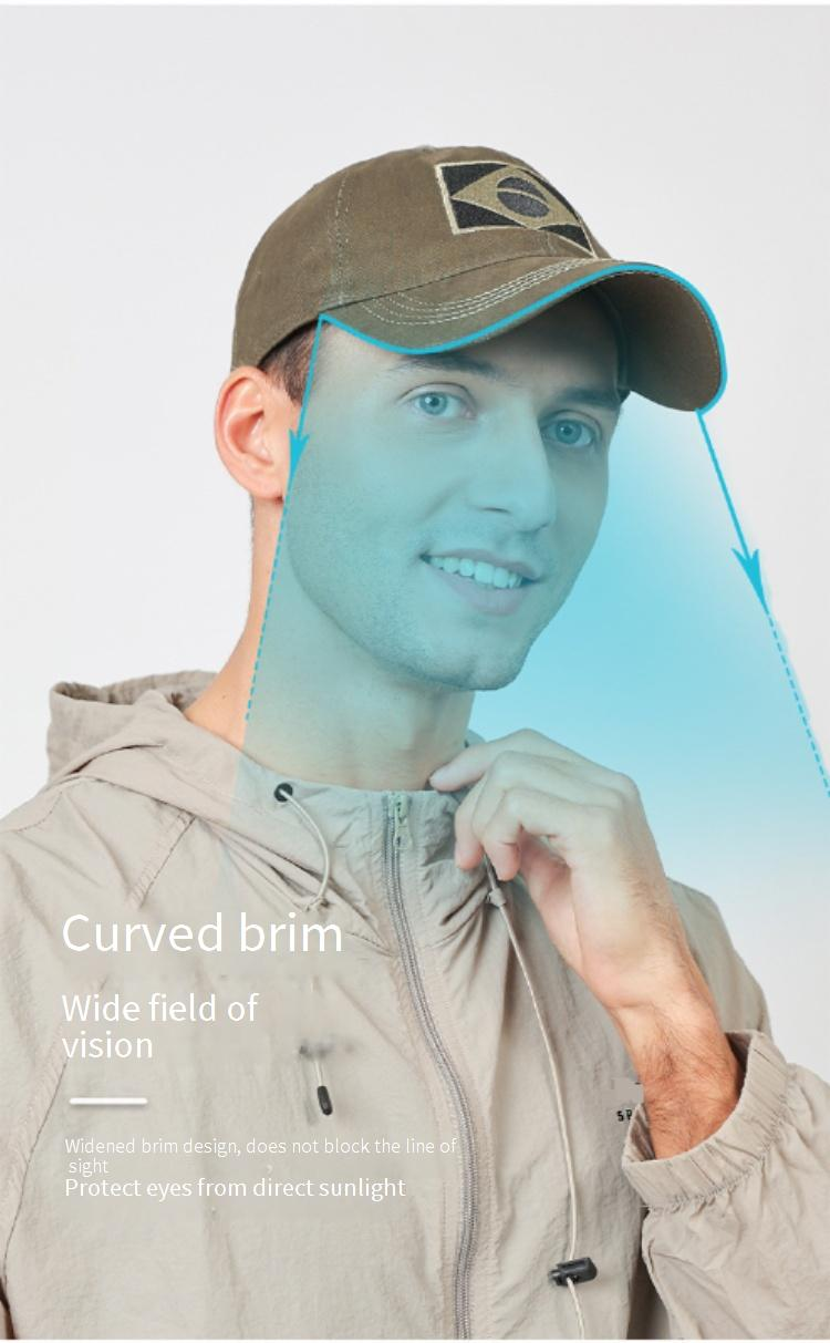 Baseballkappe für Herren, Outdoor-Reisen, Persönlichkeitskappe für junge Männer, lässiger Sonnenhut für Damen_voghion.com