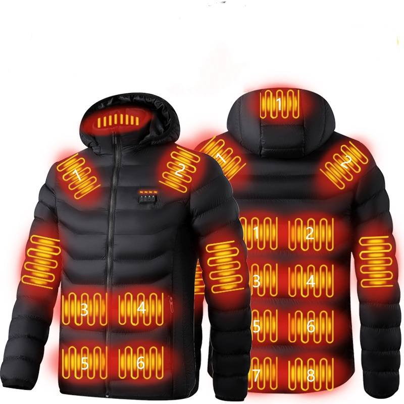Herren Daunenjacken, Baumwollgefütterte Jacken, Heizanzüge, Jacken, Winterkleidung, Herren Herbst und Winter_voghion.com