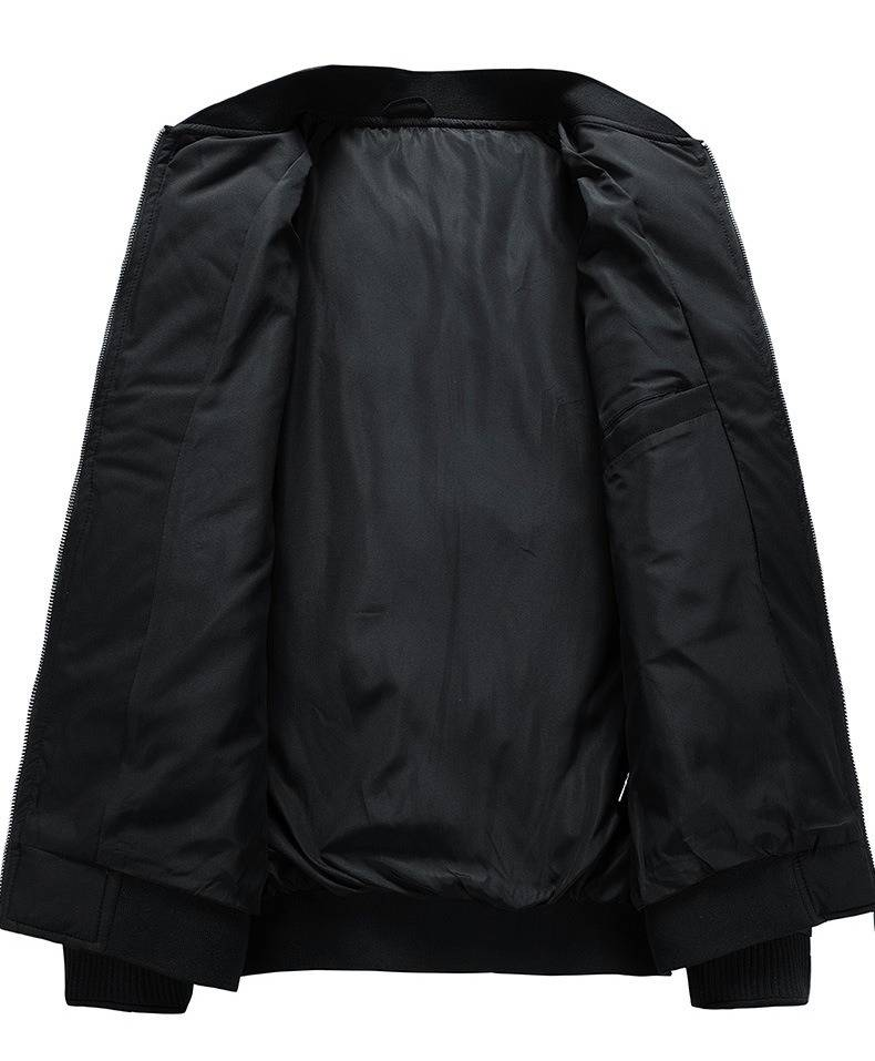 Giubbotto bomber invernale da uomo di alta qualità con piumino d'anatra bianco al 90%, caldo piumino per il freddo, stile aviatore casual, antivento e antigelo_voghion.com