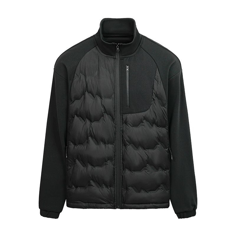 Leichte 700FP Daunenjacke für Herren – Wintermantel im Slim Fit, verstaubar, wasserabweisendes Polyester, Schwarz/Grau/Beige (S-3XL, Pendlertauglich)_voghion.com