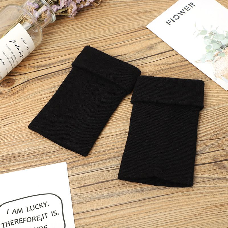 Guanti senza dita unisex a mezze dita, a doppio strato, spessi e alla moda, stampati in anime, autunno inverno_voghion.com