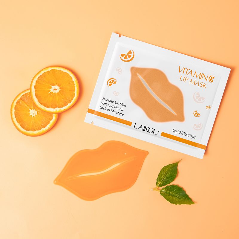 Máscara labial e para os olhos Laikou, 8 conjuntos de 5 peças, máscara hidratante para os lábios e para os olhos_voghion.com