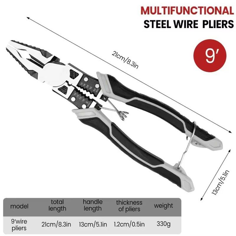 Multifunctional Universal Diagonal Pliers Hardware Wire Cutters Professional Electrician Anti Slip Durable Repair Tools Pliers_voghion.com