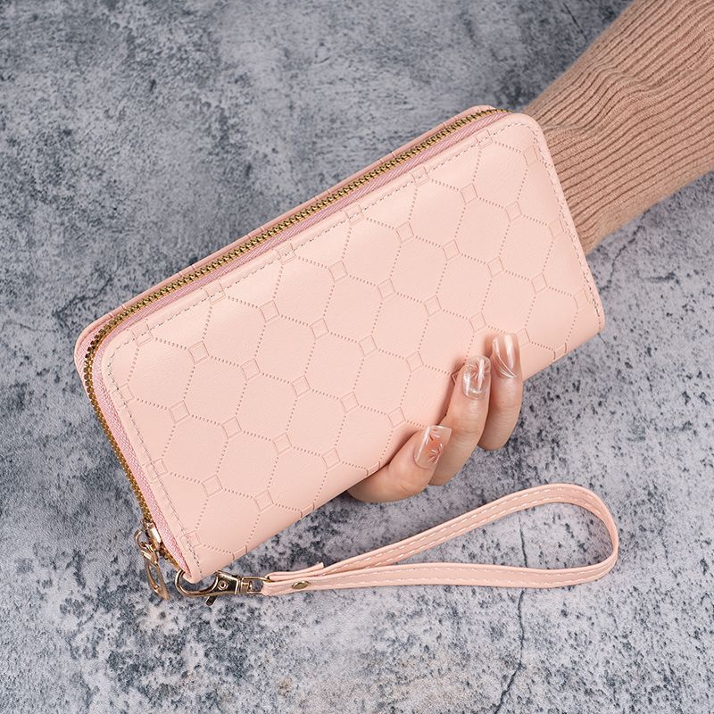Nueva billetera estilo coreano, linda billetera larga para monedas, gran capacidad, para mujer, con múltiples ranuras para tarjetas_voghion.com