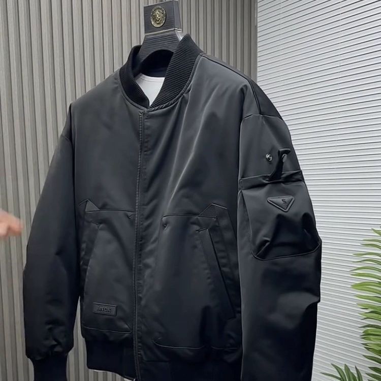 Spring And Autumn New Baseball Workwear Jacket For Men Korean Style Casual Trendy Versatile 2025 Coat_voghion.com