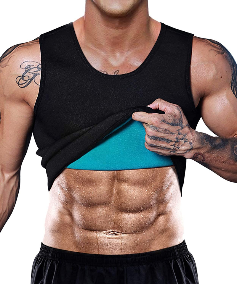 Fitness kleidung sport body zipper herren korsett neopren große größe bauchstraffung schweiß_voghion.com