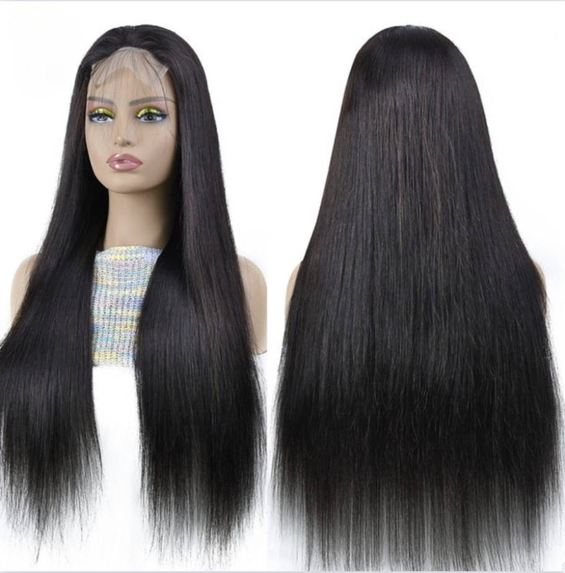 13x4 Rechte Lace Front Pruik Voor Vrouwen Menselijk Haar Pruiken Transparante Lace Frontale Pruik Braziliaanse 4x4 Lace Closure Pruik_voghion.com