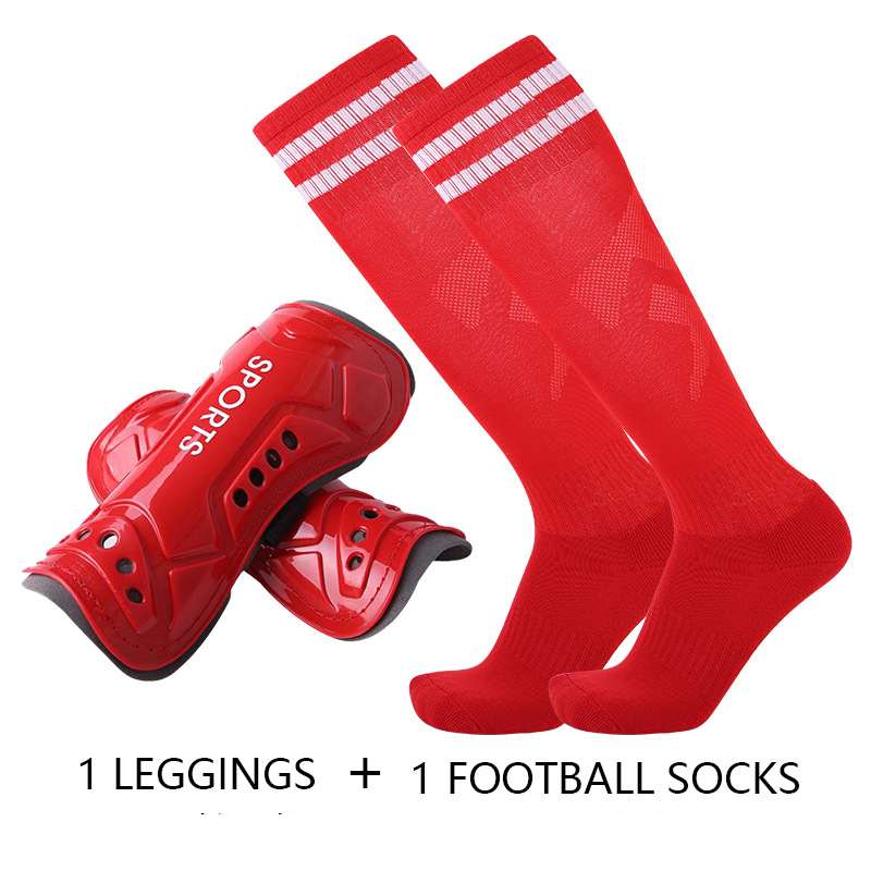 Calzini da calcio spessi e lunghi per adulti con fondo in asciugamano, dotati di cuscinetti per le gambe antiscivolo con colla per uomo e donna_voghion.com