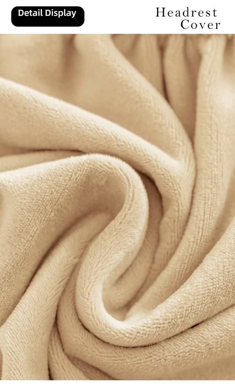 Stuhlrückenbezug aus Polyester – Atmungsaktiver und dehnbarer Kopfstützenschutz für Bürostühle, staubdichter Halbbezug für Chefsessel und Schreibtischstühle_voghion.com