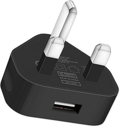 Adaptateur secteur 3 broches, chargeur mural 1 port double USB / pour jouets/téléphones/tablettes_voghion.com