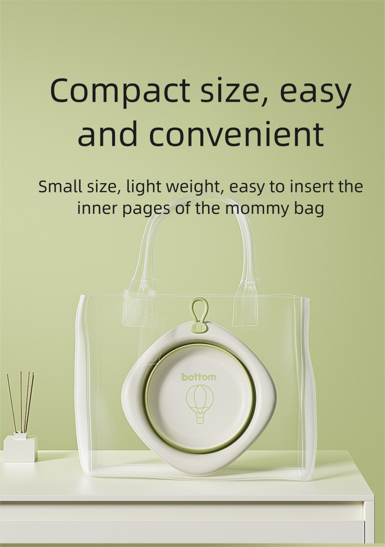 Paquete de 3 lavabos plegables para bebés, set de baño portátil para recién nacidos, ideal para lavarse la cara, suministros ligeros de viaje para niños._voghion.com