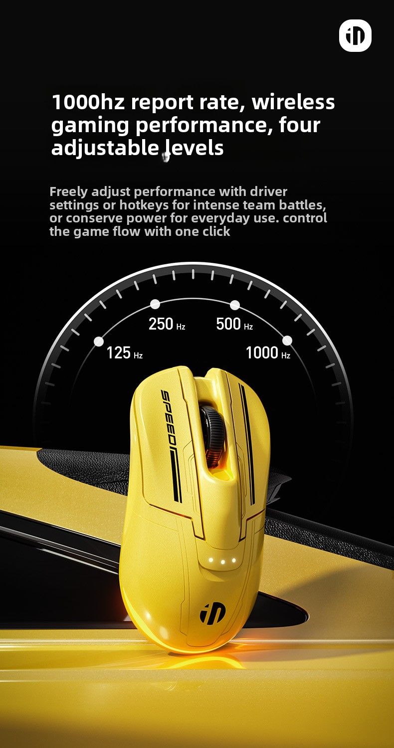 【High Quality】 INPHIC Wireless Mouse Bluetooth Dual Mode Gaming Rechargeable Creative Office_voghion.com