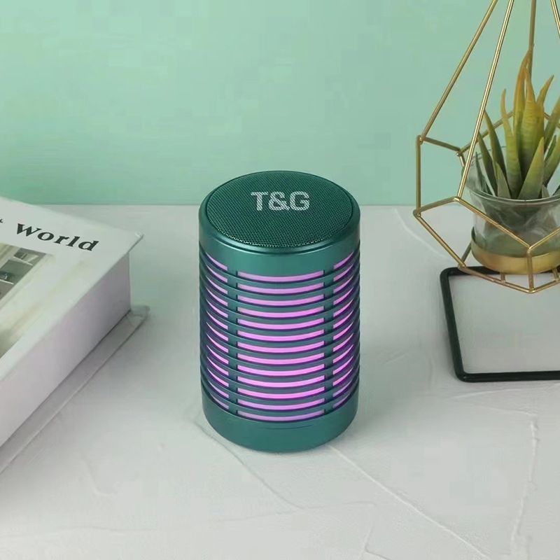 New creative LED luminous colorful single speaker, stunning surround sound, subwoofer, outdoor sports speaker_voghion.com