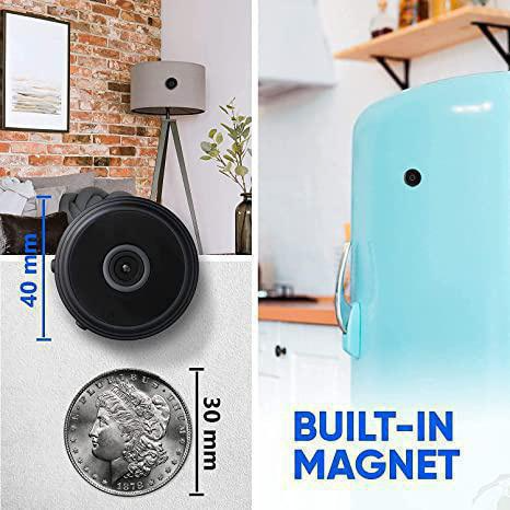 (1/2/4 szt.) 2023 Kamera Mini WiFi Szpieg Full HD 1080P Bezprzewodowa Ukryta Kamera Aktywowana Noktowizor Bezpieczeństwo Niania Kamera Nadzorcza Do Samochodu Dom Biuro_voghion.com