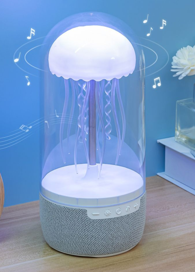 Altavoz portátil inalámbrico Tanura K19 con Bluetooth, luz colorida y genial, con forma de medusa, regalo creativo_voghion.com