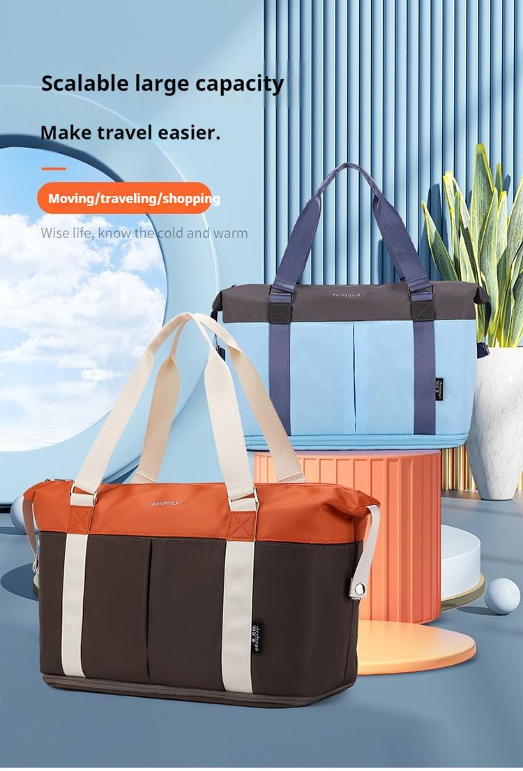 Travel bag, lightweight and ready for delivery bag, outdoor short distance hand-held bag, large capacity fitness bag, lightweight and simple yoga bag_voghion.com