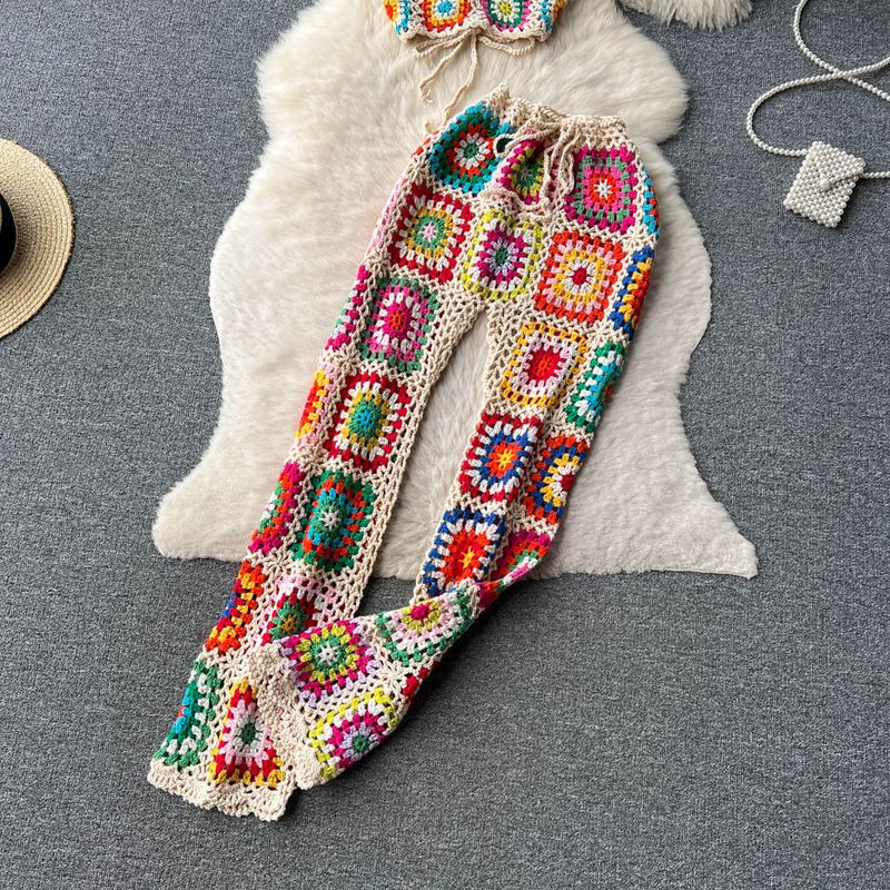 Damenbekleidung Damen Sommermode 2023 Neues schweres Oberteil Vielseitige Hose mit weitem Bein Retro Zweiteiliges Set_voghion.com