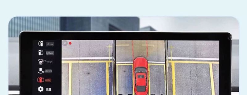 3D 360° Panoramic Camera System For New Toyota Prado - HD Night Vision Parking Assistant With 4 Channel DVR & Loop Recording_voghion.com