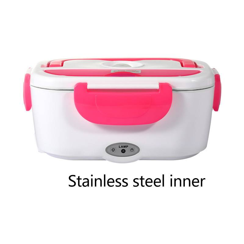 Geïsoleerde lunchbox kan worden aangesloten voor stomen en koken Multifunctionele verwarmende lunchbox roestvrij staal_voghion.com