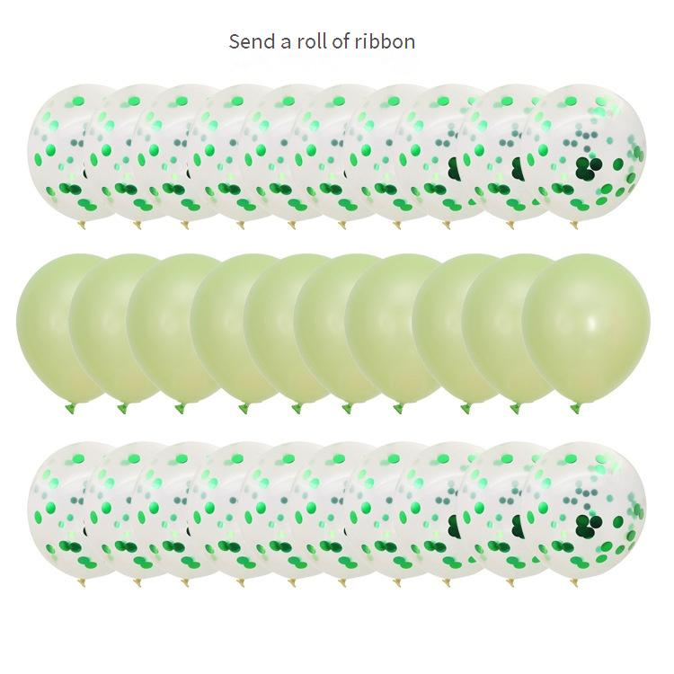 Zabavni pripomočki, rožnato zlati bleščičasti konfeti baloni, kombinacija kompleta, dekoracija za rojstni dan, poročni aranžma, 12-palčni 2,8g lateks balon_voghion.com