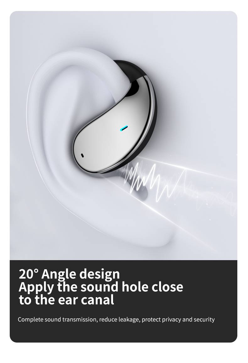 YYK-Q39 Ergonomic Bluetooth Earbuds: Waterproof, Noise-Canceling, Long-Lasting Battery, Comfortable Fit_voghion.com
