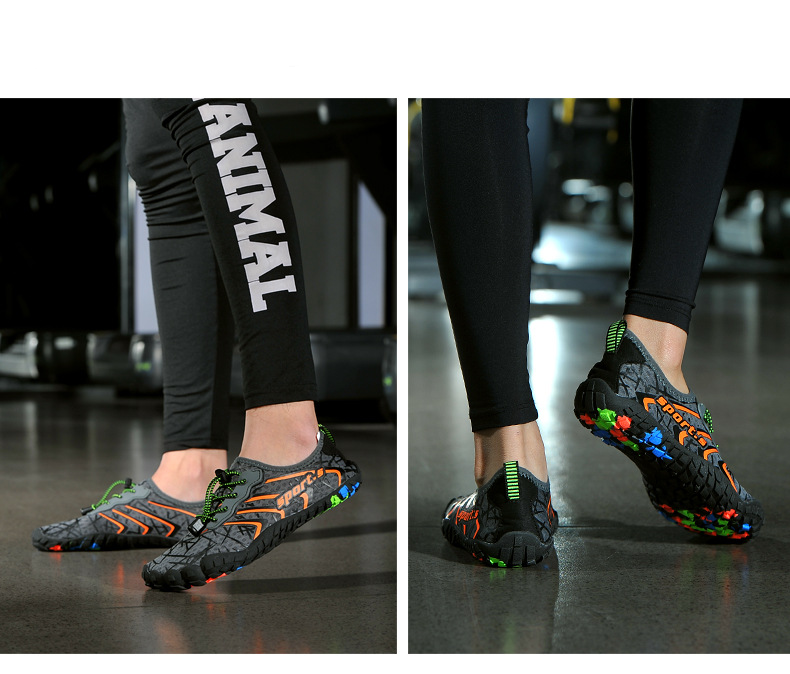 Scarpe da acqua unisex ad asciugatura rapida per nuoto, escursionismo e yoga – Calzini da acqua leggeri e antiscivolo con rete traspirante – Allenamento all'aperto e in palestra_voghion.com