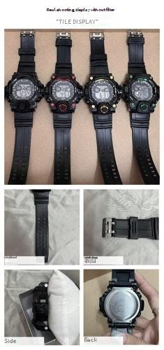 Huaqiangbei Orologio sveglia sportivo elettronico per studenti alla moda per esterni con luce colorata multifunzione Produttore all'ingrosso_voghion.com