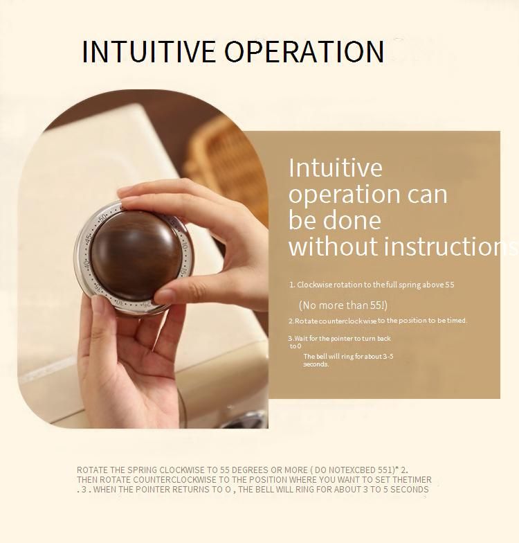 Timer Kitchen Reminder Mechanical Magnetic Cooking Alarm Timer Primary School Student Self Discipline Visual Manager_voghion.com