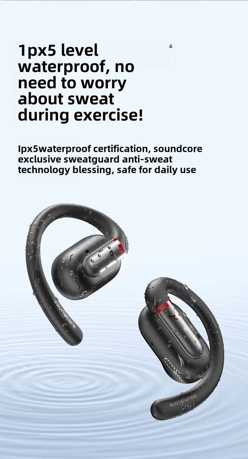 Căști Bluetooth V30i, cu conducție osoasă, montate pe ureche, confortabile, pentru sport, alergare și călărie, A3873_voghion.com