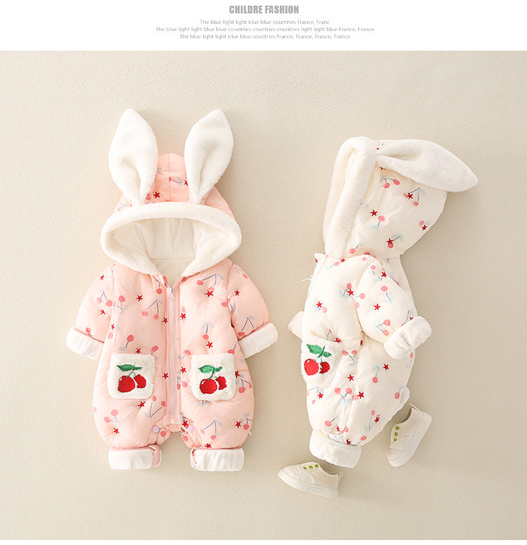Baby Kleidung Winter Mädchen Baby Onesie Tragen Herbst Und Winter Niedliche Prinzessin Ausländischen Stil Anzug_voghion.com