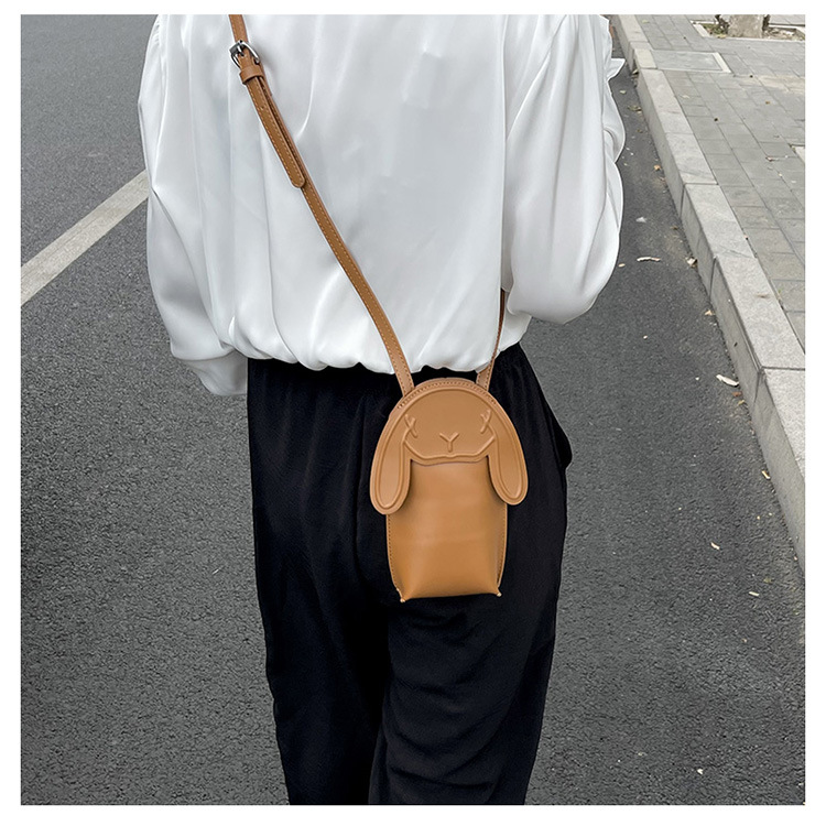 Borsa di design di nicchia femminile 2023 nuova borsa a tracolla creativa carina per coniglio borsa per cellulare borsa a tracolla semplice moda_voghion.com